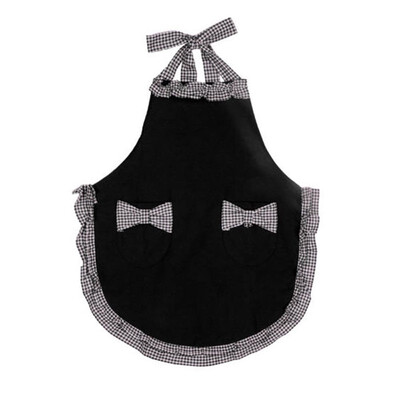 

UpperX Womens Retro Vintage Ruffle Apron Kitchen Baking Cleaning Maid Cleaner Chef Cook
