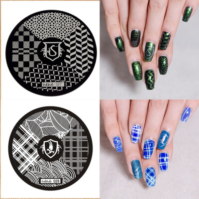 

Fashion DIY Nail Art Image Stamp Stamping Plates Manicure Template 9 Styles