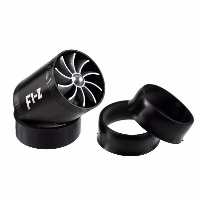 

Universal Fuel Gas Saver Air Filter Intake Single Double Supercharger Turbine Turbo Fan