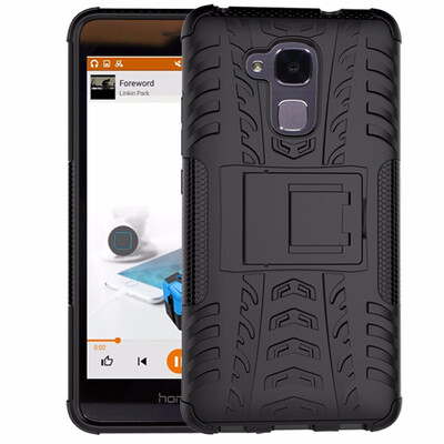 

Goowiiz Phone Case For Huawei Honor 5C7 LiteGT3GR5 Mini Armor Tire Texture Rugged Protection PCTPU