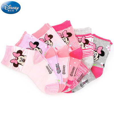 

Disney Disney childrens socks boys&girls combed cotton socks childrens non-cotton socks 00140M girls 6 pairs 20-22cm8-10 years old