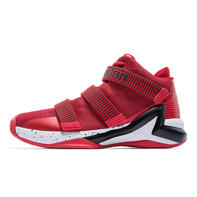 

Qiaodan basketball shoes mens high wear wear shock absorbing sneakers