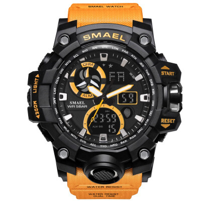 

SMAEL Smyr new watch outdoor sports military watch waterproof double display luminous multi-function mens electronic watch