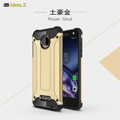 

Goowiiz Phone Case For Motorola Moto ZZ ForceZ Play King Kong Armor Fashion Bumper PC TPU Prevent falling