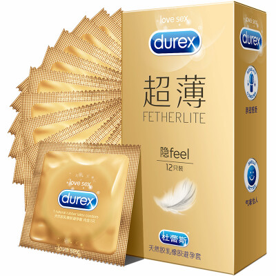 

Durex Condom Mens Condom Ultra-thin Family Planning Supplies Ultra-thin Pack 12 Pack Adult Products Durex