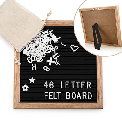 

Message Board Wooden Felt Schedule 340 Letters Decoration