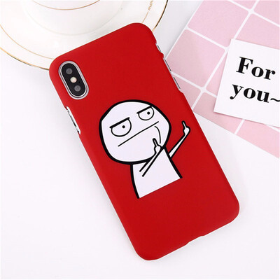 

Cute Cartoon Pineapple Phone Case For iPhone 5 S SE 6 7 8Plus Hard PC Back Cover