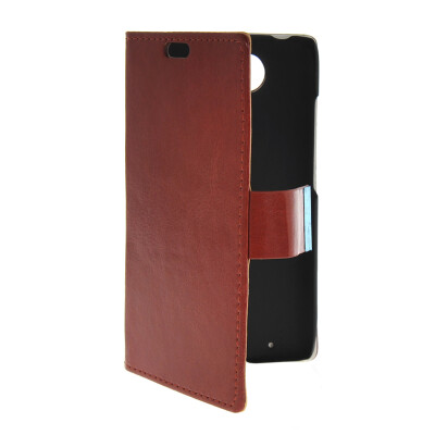 

MOONCASE Slim Leather Side Flip Wallet Card Slot Pouch Stand Shell Back ЧЕХОЛ ДЛЯ Motorola Moto Droid Turbo XT1254 Brown