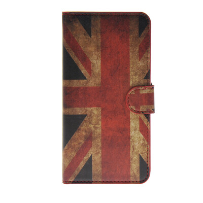 

MOONCASE UK British Flag Leather Side Flip Wallet Card Slot Stand Pouch ЧЕХОЛ ДЛЯ Samsung Galaxy E7