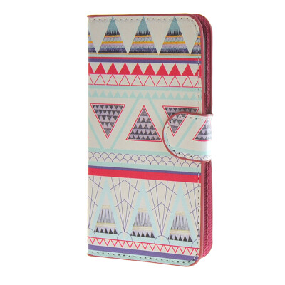 

MOONCASE Triangle style Leather Side Flip Wallet Card Slot Stand Pouch Case Cover for Samsung Galaxy Core Prime G360 / a03