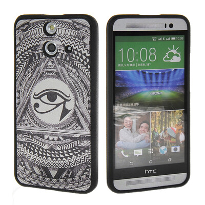 

MOONCASE Cute Pattern Soft Flexible Silicone Gel TPU Skin Shell Back ЧЕХОЛ ДЛЯ HTC One E8