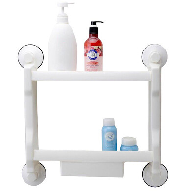 

New Modern Home Bathroom Storage 2 Layers Shelf Stand Organization With Drawer