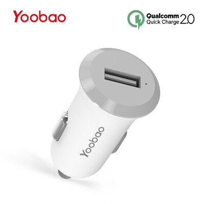 

Yoobao YB205QC Quick Charge 20 Car Charger 5V 9V 12V USB Car Phone Charger Mobile Phone Travel car-charger for iPhone Android