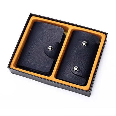 

Golf GOLF Mens Card Case Key Bag Gift Box Set Card Pack Business Card Holder Keychain Bag Q8BV41887J Dark Blue