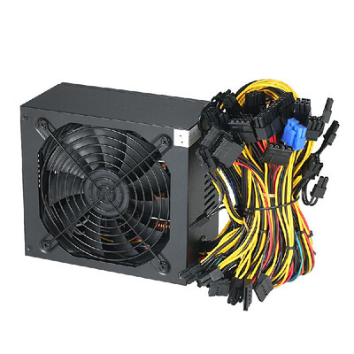 

1800W Switching Server Power Supply 87 High Efficiency Professional Mining Machine Power Source for Ethereum S9 S7 L3 Rig Mining