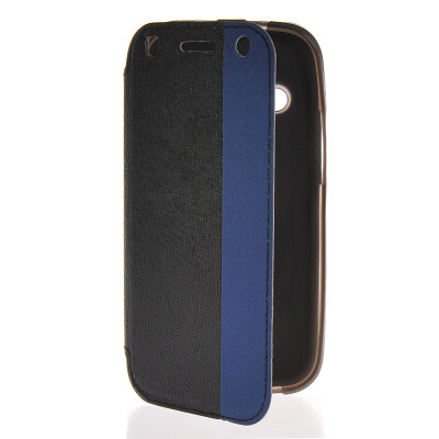 

MOONCASE Mixed colors Leather Side Flip Wallet Card Pouch Stand Soft Shell Back Case Cover for Htc One Mini 2 ( M8 Mini ) Black