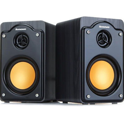 

Lenovo Lenovo S1001-A wired speaker USB subwoofer desktop notebook computer wood small audio black