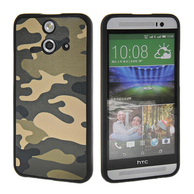 

MOONCASE Cute Pattern Soft Flexible Silicone Gel TPU Skin Shell Back ЧЕХОЛ ДЛЯ HTC One E8