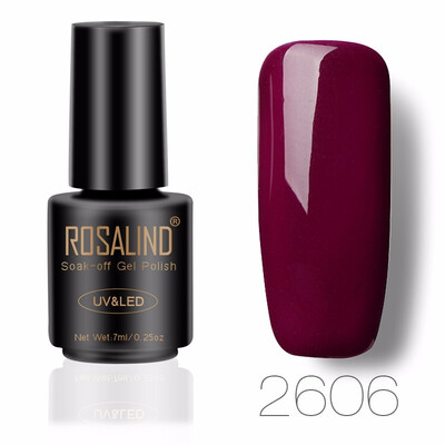 

ROSALIND 7ML Nail Polish Gorgeous Color Nail Gel Polish Vernis Semi Permanent Top Coat Base Coat Gel Nail Varnishes gel lacquer