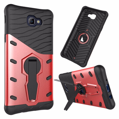 

Goowiiz Phone Case For Samsung Galaxy ON5 2016J5 PrimeG570 Luxury Armor TPUPC Silicone Hard Bracket