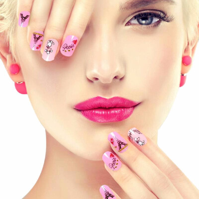 

6pcs Stickers Art Beauty Any Six Pieces of Nail Paste