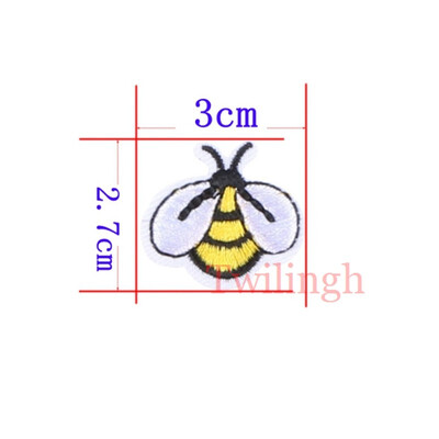 

twilingh Patches Sewing Iron-On Accessories Fish Embroidered Sequined Patches For Clothing
