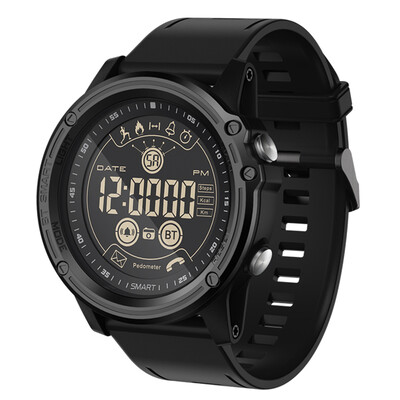 

Magic MOONPI Bluetooth Smart Watch EX26 Men&women Adult Sports Electronic Watch Multi-function Sleep Steps Waterproof Bracelet Call SMS Reminder Watch Black