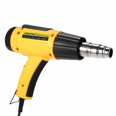 

LODESTAR High Quality LCD Digital Temperature-controlled Electric Hot Air Gun Adjustable Heat IC SMD Welding Tools with Nozzle 200