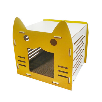 

Fu Wan cat supplies British short beauty short Garfield Siamese Persian kitten cat corrugated paper pet cat scratching plate claw claw cat toy simple small straight
