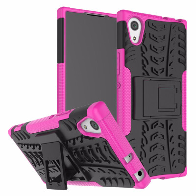 

Goowiiz Phone Case For Sony Xperia XA1XA1 PlusXA1 Ultra Armor Tire Texture Rugged Protection PCTPU Full Protection