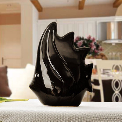 

Ceramic Crafts Flame Fish Decoration Creative Wedding Gifts Home Bedroom Decoration Furniture Furnishings