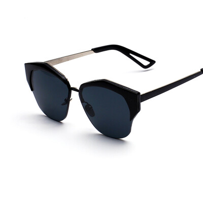 

FEIDU High Quality Semi-Rimless Sunglasses Women Brand Designer Mirrored Sun Glasses For Women Oculos De Sol Feminino
