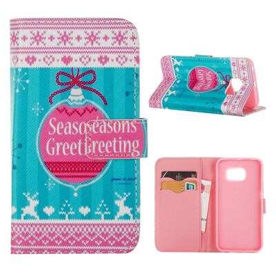 

MOONCASE ЧЕХОЛ ДЛЯ Samsung Galaxy S6 Edge Flip PU Leather Fold Wallet Card Slot Kickstand Back [Pattern series] /a16