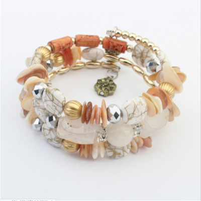 

Women Fashion Multi Agate Natural Stone Beads Bracelet Wristband Jewelry Gift