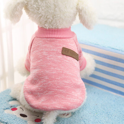 

LetsKeep Pet lovely puppy hoodies short sleeve dog cat pullover Dogs sweater clothes for small dogs like chihuahua