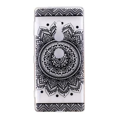 

MOONCASE Sony Xperia XZ2 High Translucent TPU-Double Flower