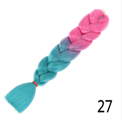 

Jumbo Ombre Braids Braiding Hair Extension 24inch 100gPack Purple Pink Blonde Wigs For Women Synthetic Crochet Hair Extensions