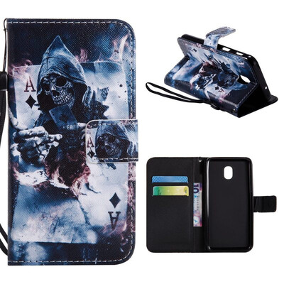 

MOONCASE Samsung Galaxy J3 2018 Kathu Painted Leather Case - Magician