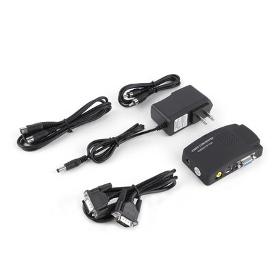 

Телевизор RCA композитный S-Video В. В К ПК VGA ЖК-Out адаптер конвертер Box США США Plug