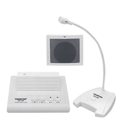 

Victory TAKSTAR DA-236 Window Two-way Walkie Talkie Bank Counter Hospital Station Post Office Window Special Amplifier White