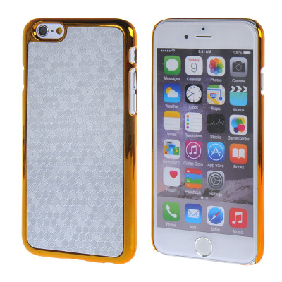 

MOONCASE iPhone 6 (4,7 ") Дело Золото Хром Scale фильмы стиль Твердый переплет чехол для Apple IPhone 6 (4,7") Серебро