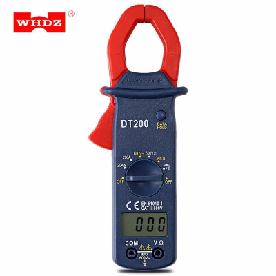 

WHDZ DT200 Digital AC Clamp Meter Current Voltage Tester