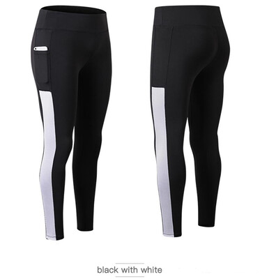 

Women Sports Yoga Pants Tights Nylon Running Sport Slim Fit Gym Leggings Spandex Sport Trouser