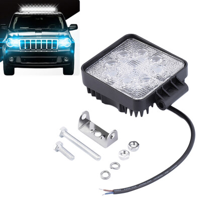 

24ВТ 12В, 8LED Место работы Светильник квадратный легкие внедорожники лодка Спорт вождение грузовика