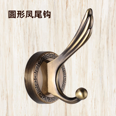 

Cntomlv hot sale Wall Door Hanger Vintage Retro Clothing Hook Hat Coat Clothes Towel Organizer