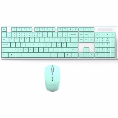 

METOO Wireless Keyboard&Mouse USB Mechanical Mute Keyboard Mouse Combo for Notebook Desktop Computer Office Game Home