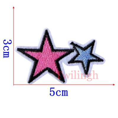 

1 pcslot Brand Embroidered Patches Crown Cactus Star Sequin Patch Iron On Fabric Badge Sew On Clothes Appliques DIY Stickers