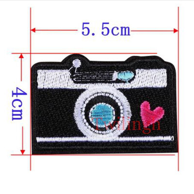 

1Pcs New Cartoon Patches Iron On Embroidered Patch Flower Applique Sewing Fabric Repair Clothes Patches Stickers DIY Accessories