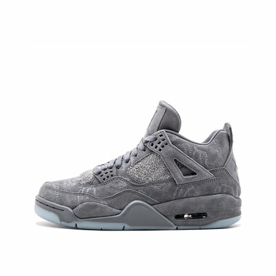 

Nike KAWS x Air Jordan 4 Cool Grey Breathable Mens Basketball Shoes Sports Sneakers Outdoor