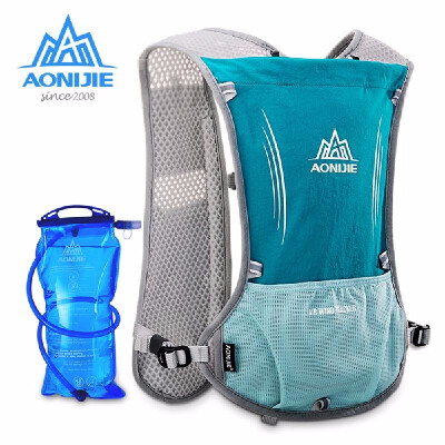 

AONIJIE Reflective Vest Sport Water Bottle Backpack Bag for Running Cycling Clothes Safety Gear with 15L Hydration Bladder